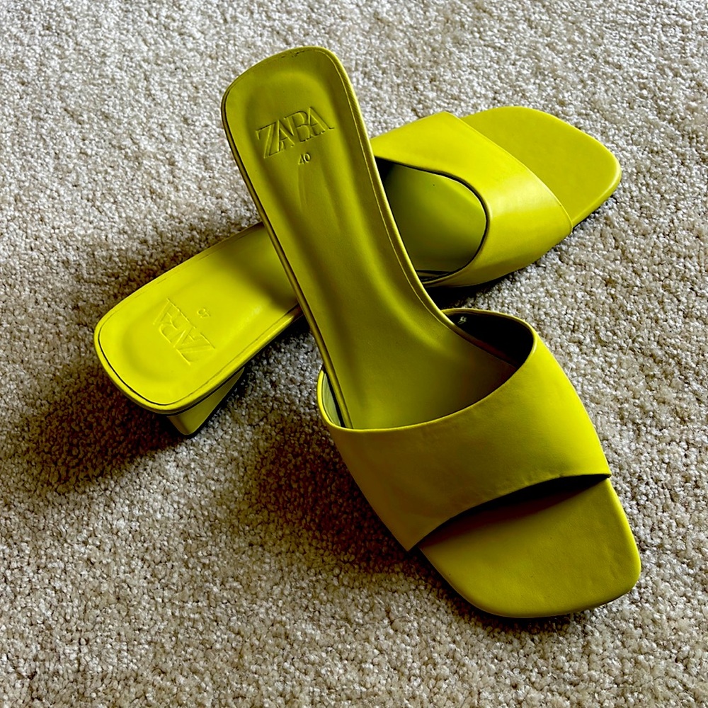 Zara slides sandals size 40 (10)